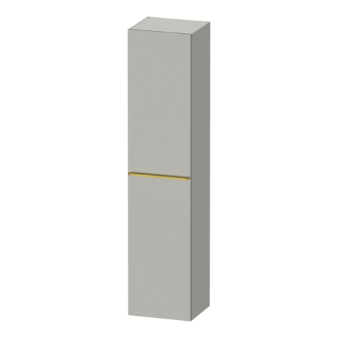 Duravit Armoire haute D-Neo 40x36 cm, 1 porte, 5 étagères, à droite, gris poli/mat