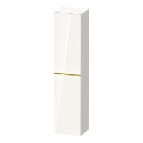 Duravit Armoire haute D-Neo 40x36 cm, 1 porte, 5 étagères, à gauche, blanc poli/brillant