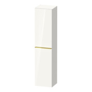 Duravit Armoire haute D-Neo 40x36 cm, 1 porte, 5 étagères, à gauche, blanc poli/brillant
