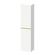 Duravit Armoire haute D-Neo 40x36 cm, 1 porte, 5 étagères, à gauche, blanc poli/mat