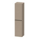 Duravit Armoire haute D-Neo 40x36 cm, 1 porte, 5 étagères, à gauche, noir/lin-1