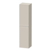 Duravit Armoire haute D-Neo 40x36 cm, 1 porte, 5 étagères, gauche, chr/taupe mat