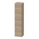 Duravit Armoire haute D-Neo 40x36cm, 1 porte, 5 étagères, à droite, blanc mat/émeri-1