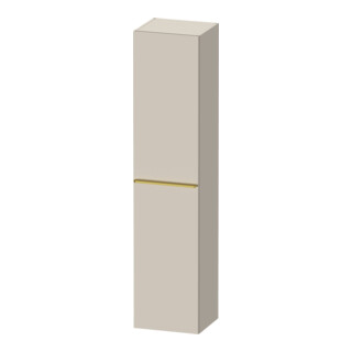 Duravit Armoire haute D-Neo 40x36cm, 1 porte, 5 étagères, à droite, gris perle/Taupe mat