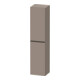 Duravit Armoire haute D-Neo 40x36cm, 1 porte, 5 étagères, à droite, noir/Bas ma-1
