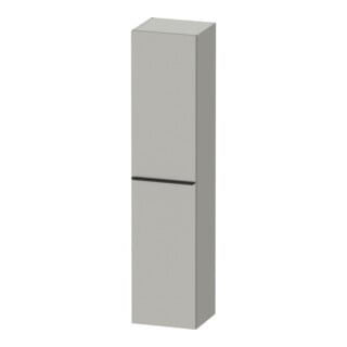 Duravit Armoire haute D-Neo 40x36cm, 1 porte, 5 étagères, à droite, noir/gris mat
