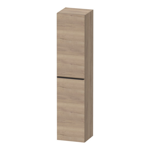 Duravit Armoire haute D-Neo 40x36cm, 1 porte, 5 étagères, à droite, noir/marbre œuf