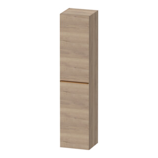Duravit Armoire haute D-Neo 40x36cm, 1 porte, 5 étagères, à gauche, blanc brillant/éclat œuf