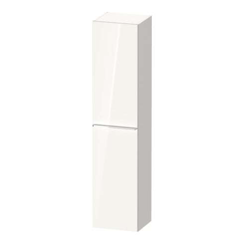 Duravit Armoire haute D-Neo 40x36cm, 1 porte, 5 étagères, à gauche, chr/blc hgl