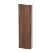 Duravit Armoire haute DuraStyle 40x24x140 cm, porte à gauche, noyer foncé/blanc mat