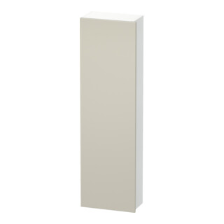 Duravit Armoire haute DuraStyle 40x24x140 cm, porte à gauche, taupe/blanc mat