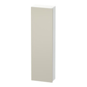 Duravit Armoire haute DuraStyle 40x24x140 cm, porte à gauche, taupe/blanc mat