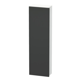 Duravit Armoire haute DuraStyle 40x24x140 cm, porte gauche, graphite mat/blanc mat