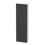 Duravit Armoire haute DuraStyle 40x24x140 cm, porte gauche, graphite mat/blanc mat