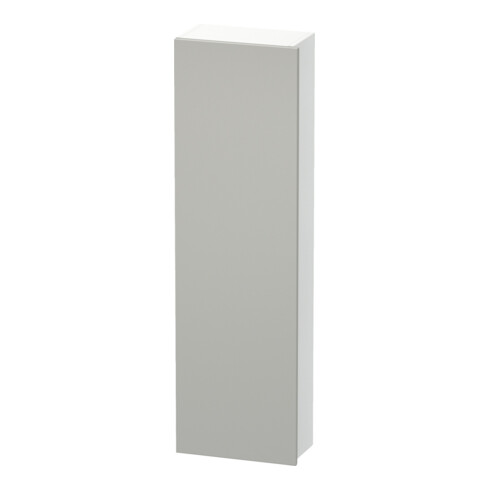 Duravit Armoire haute DuraStyle 40x24x140cm, porte gauche, béton gris/blanc mat