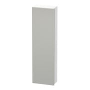 Duravit Armoire haute DuraStyle 40x24x140cm, porte gauche, béton gris/blanc mat
