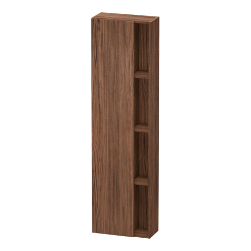 Duravit Armoire haute DuraStyle 50x24x180 cm, porte à gauche, noyer foncé