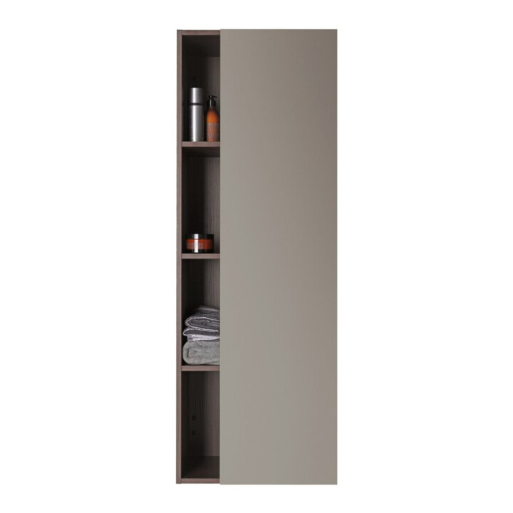 Duravit Armoire haute DuraStyle 50x24x180 cm, porte droite, basalte mat