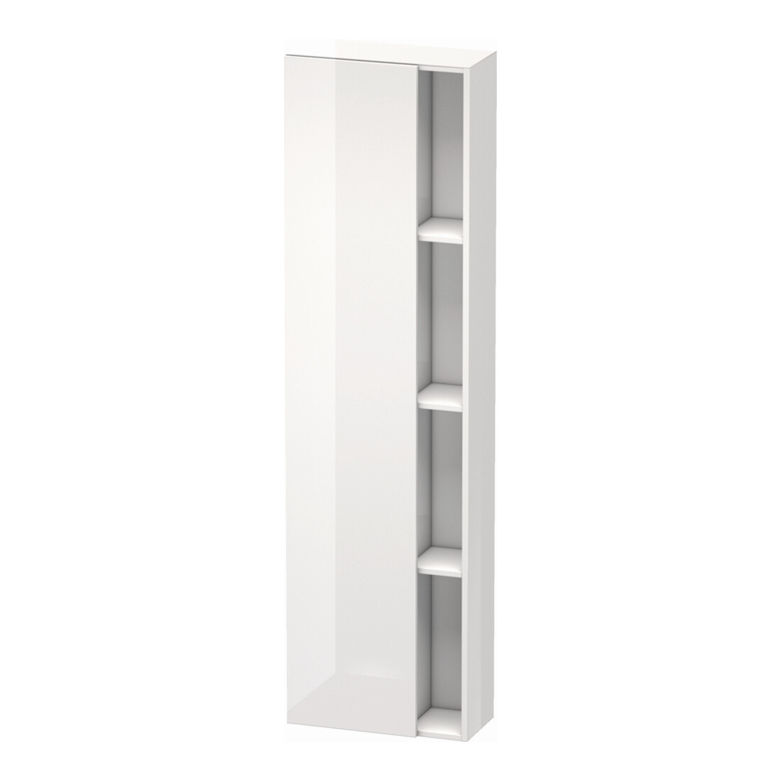 Duravit Armoire haute DuraStyle 50x24x180 cm, porte gauche, blanc brillant/blanc mat