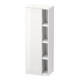 Duravit Armoire haute DuraStyle 50x36x140 cm, porte droite, béton gris/blanc mat-1