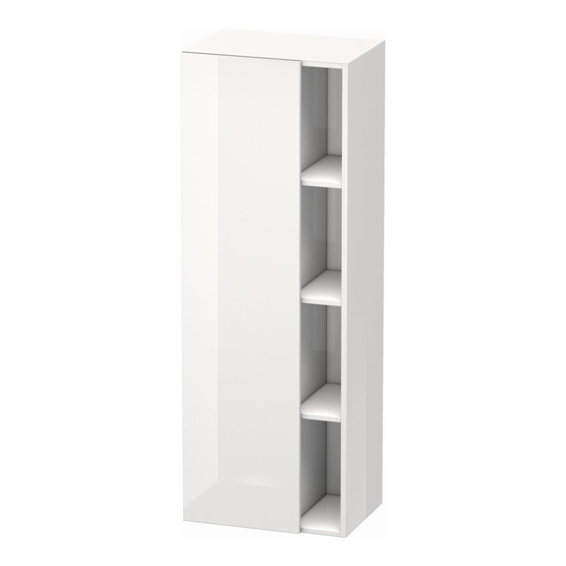 Duravit Armoire haute DuraStyle 50x36x140 cm, porte droite, blanc mat œuf/blanc