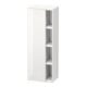 Duravit Armoire haute DuraStyle 50x36x140 cm, porte gauche, blanc mat œuf/blanc-1