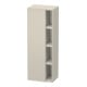 Duravit Armoire haute DuraStyle 50x36x140 cm, porte gauche, taupe-1