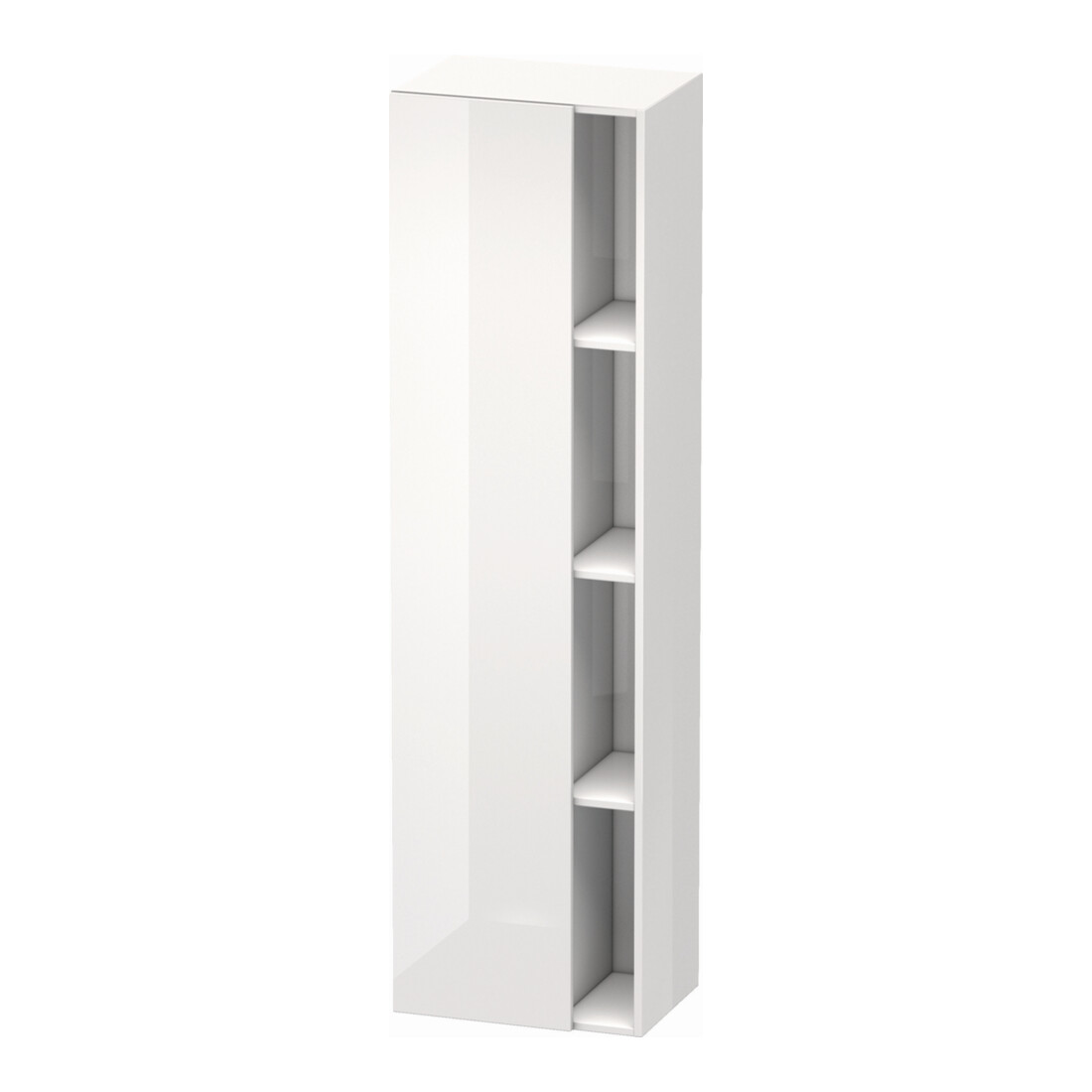 Duravit Armoire haute DuraStyle 50x36x180 cm, porte gauche, graphite mat/blanc mat