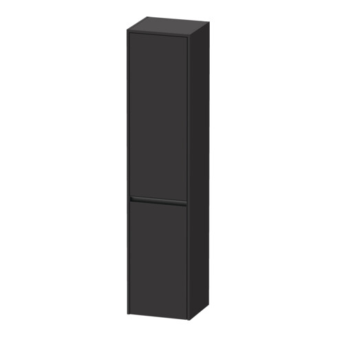 Duravit Armoire haute Ketho.2 40x36x176 cm, 2 portes, charnières à droite, graphite mat