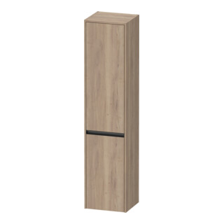 Duravit Armoire haute Ketho.2 40x36x176 cm, 2 portes, raccord gauche, blanc marbré