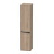 Duravit Armoire haute Ketho.2 40x36x176 cm, 2 portes, raccord gauche, blanc marbré-1