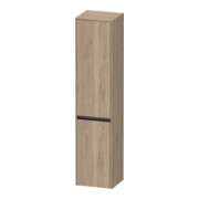 Duravit Armoire haute Ketho.2 40x36x176 cm, 2 portes, raccord gauche, blanc marbré