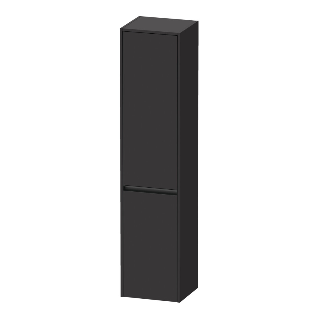Duravit Armoire haute Ketho.2 40x36x176 cm, 2 portes, raccord gauche, graphite mat
