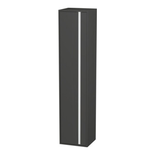 Duravit Armoire haute Ketho 40x36cm, porte à gauche, graphite mat