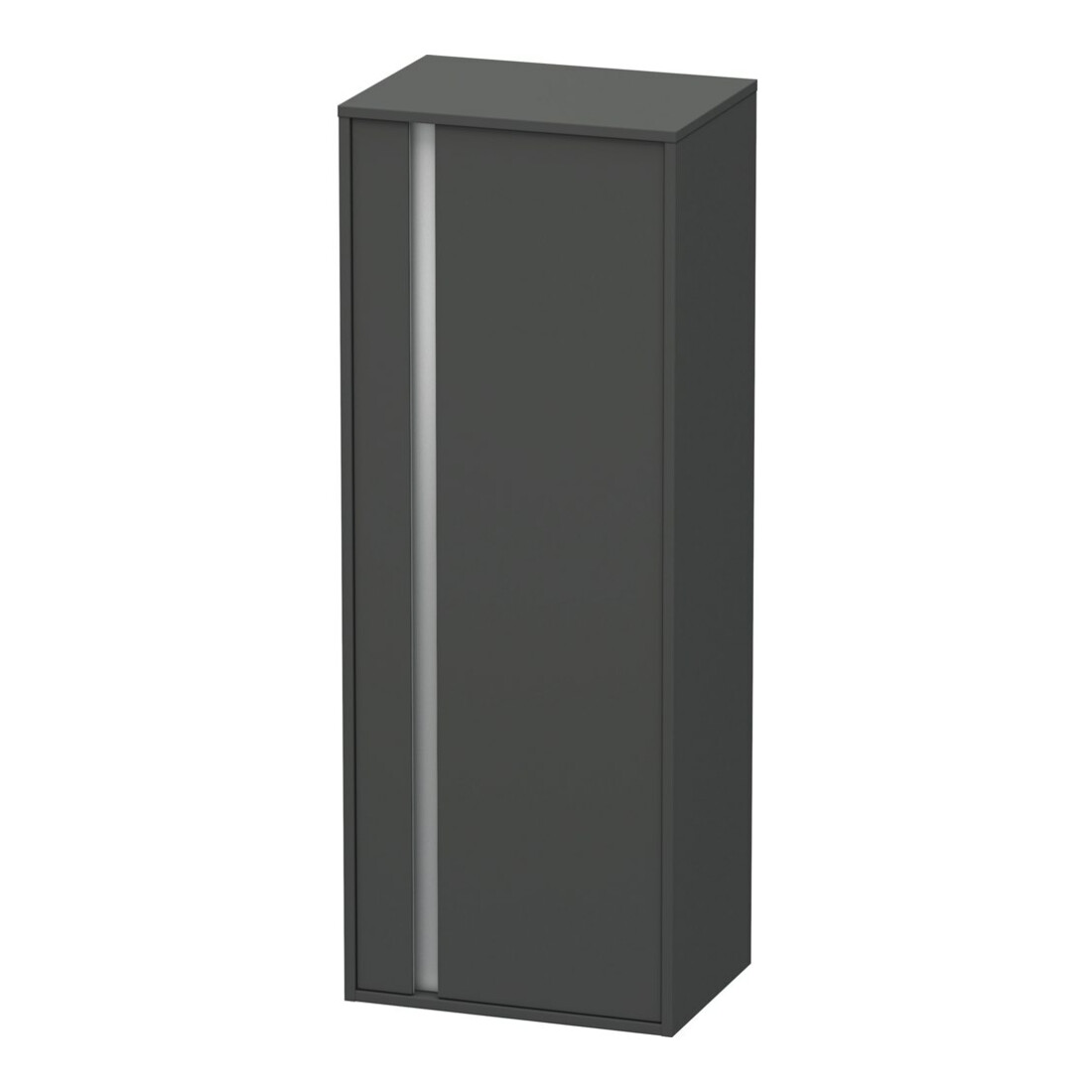 Duravit Armoire haute Ketho 50x36 cm, porte droite, graphite mat