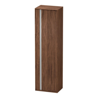 Duravit Armoire haute Ketho 50x36 cm, porte droite, noyer foncé