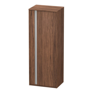 Duravit Armoire haute Ketho 50x36 cm, porte droite, noyer foncé