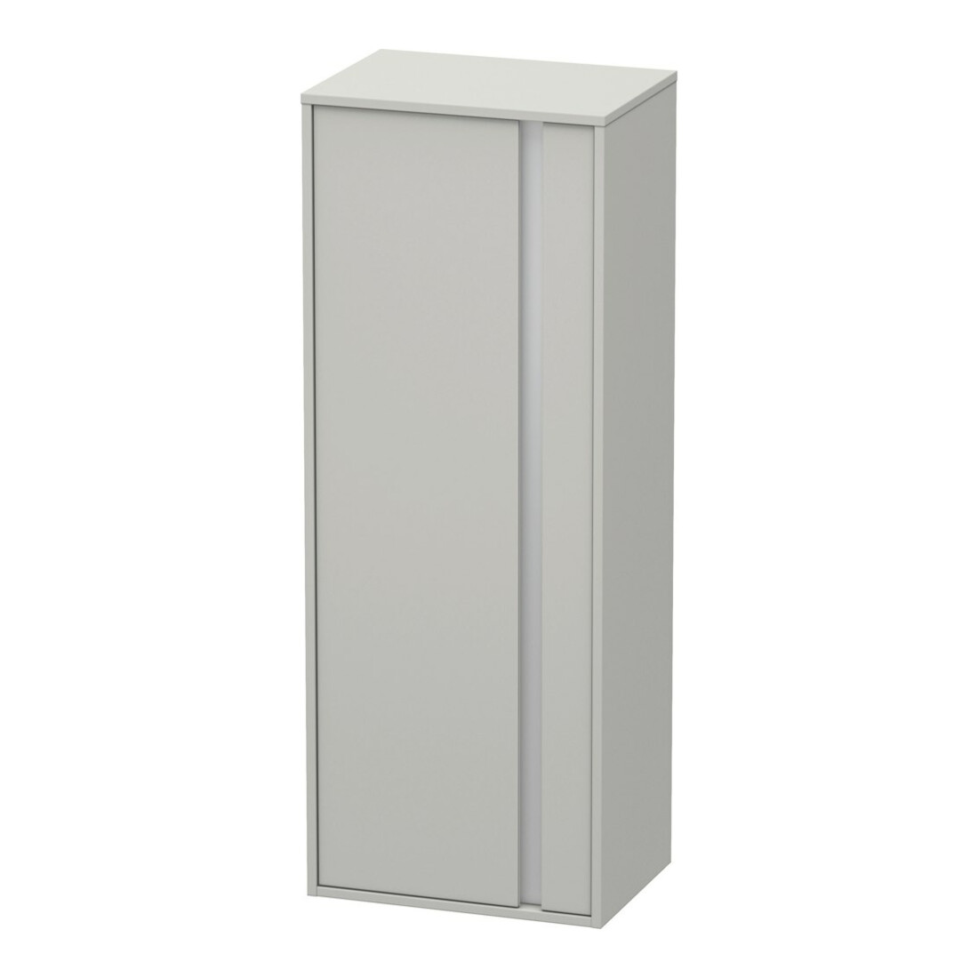 Duravit Armoire haute Ketho 50x36cm, porte gauche, béton gris mat