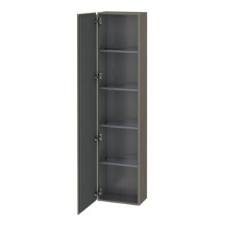 Duravit Armoire haute L-Cube 40x24,3x176 cm, porte gauche, flanc gris mat
