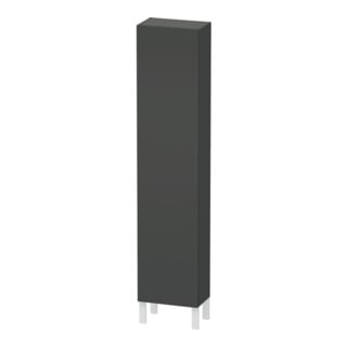 Duravit Armoire haute L-Cube 40x24,3x176 cm, porte gauche, graphite mat