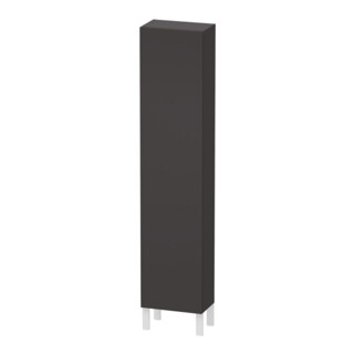Duravit Armoire haute L-Cube 40x24,3x176 cm, porte gauche, graphite supermat