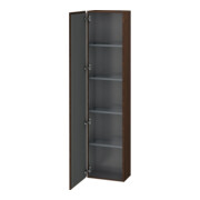 Duravit Armoire haute L-Cube 40x24,3x176 cm, porte gauche, noyer brossé