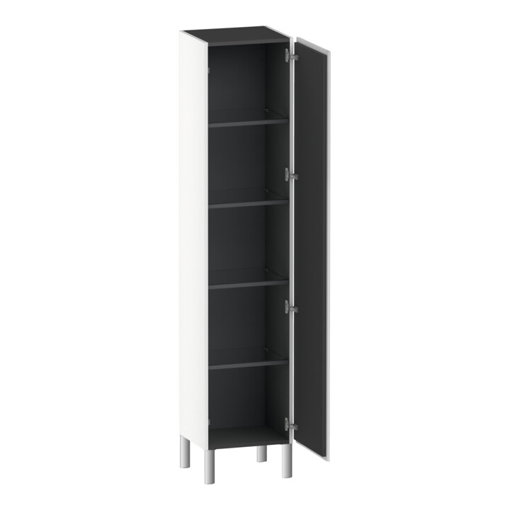 Duravit Armoire haute L-Cube 40x36,3x176 cm, porte droite, blanc mat