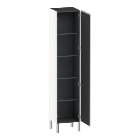 Duravit Armoire haute L-Cube 40x36,3x176 cm, porte droite, blanc mat