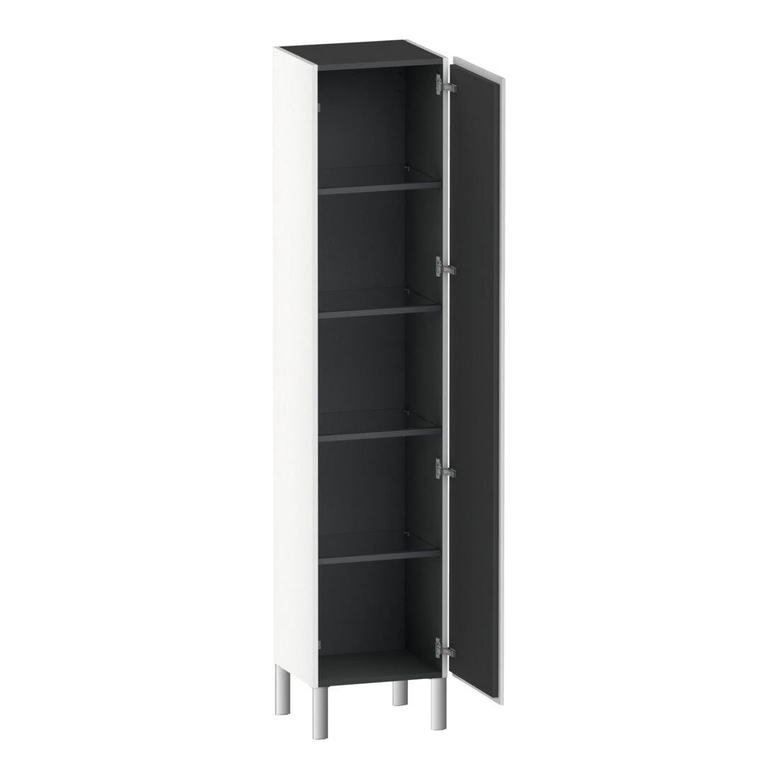 Duravit Armoire haute L-Cube 40x36,3x176 cm, porte droite, blanc mat
