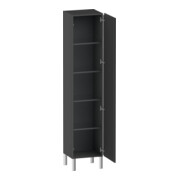Duravit Armoire haute L-Cube 40x36,3x176 cm, porte droite, graphite mat-4