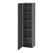 Duravit Armoire haute L-Cube 40x36,3x176 cm, porte gauche, basalte mat