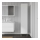 Duravit Armoire haute L-Cube 40x36,3x176 cm, porte gauche, blanc brillant