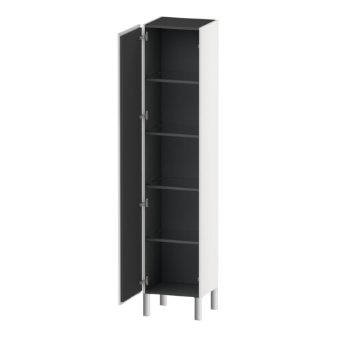 Duravit Armoire haute L-Cube 40x36,3x176 cm, porte gauche, blanc brillant