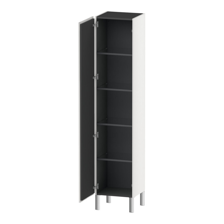 Duravit Armoire haute L-Cube 40x36,3x176 cm, porte gauche, blanc brillant